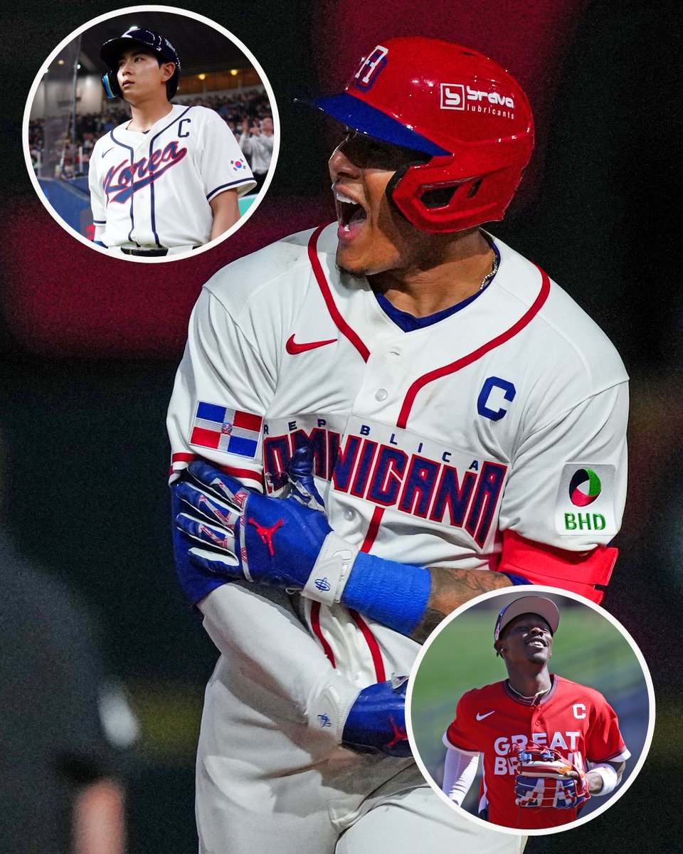 WBCBaseball's tweet image. Every team captain in the 2026 #WorldBaseballClassic 🫡

Martín Maldonado, Puerto Rico
Alfredo Despaigne, Cuba
Josh Naylor, Canada
Jose Quintana, Colombia
Aaron Judge, United States
Vinnie Pasquantino, Italy
Jazz Chisholm Jr., Great Britain
Harry Ford, Great Britain
Leonardo