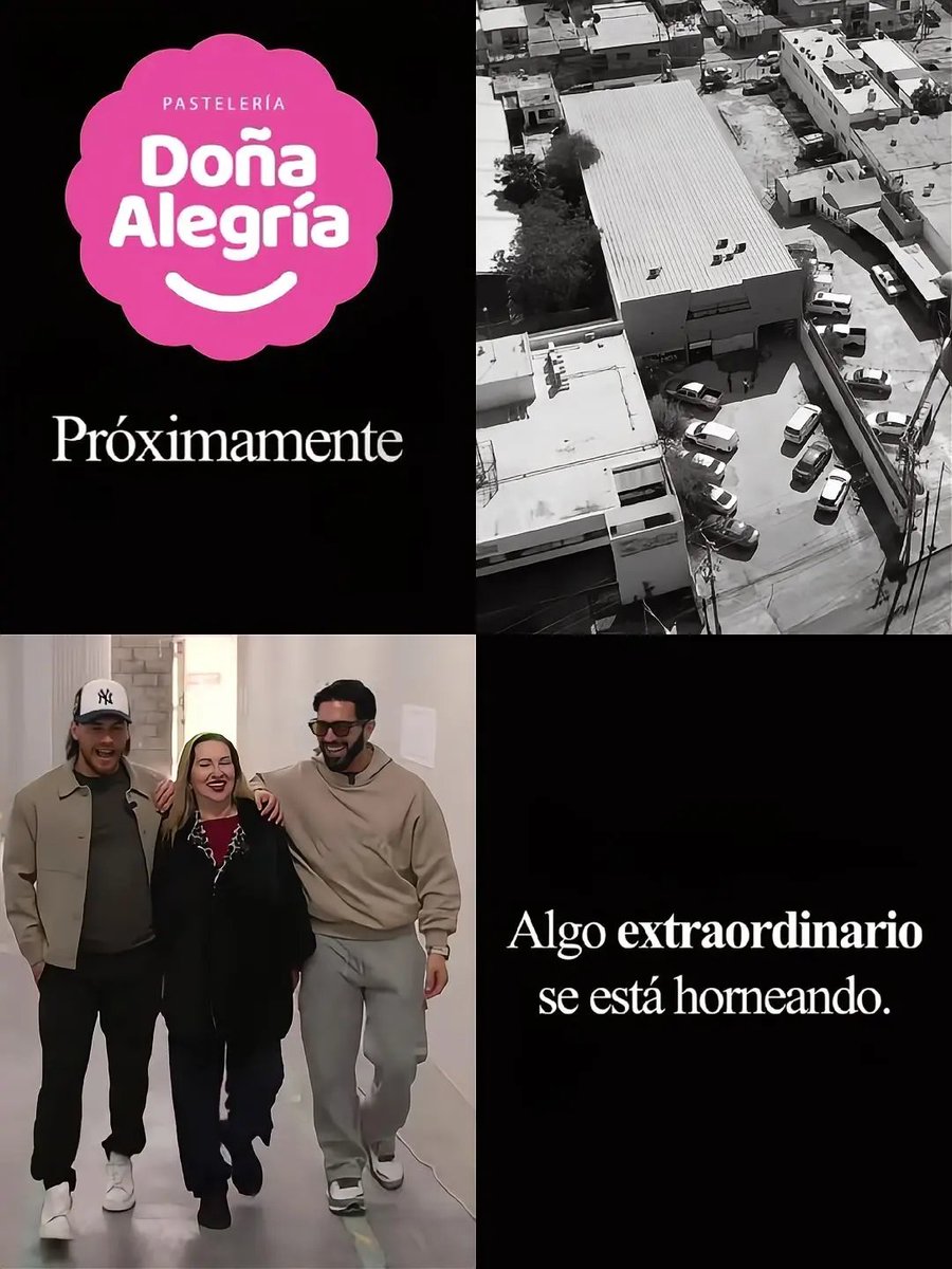 Pastelería "Doña Alegría" les deseamos todo el éxito con muchas sucursales 🍰 🧁🎂
Qué orgullo ver esta faceta como empresario a nuestro Capi 🫡
instagram.com/reel/DVg3fiXEb…