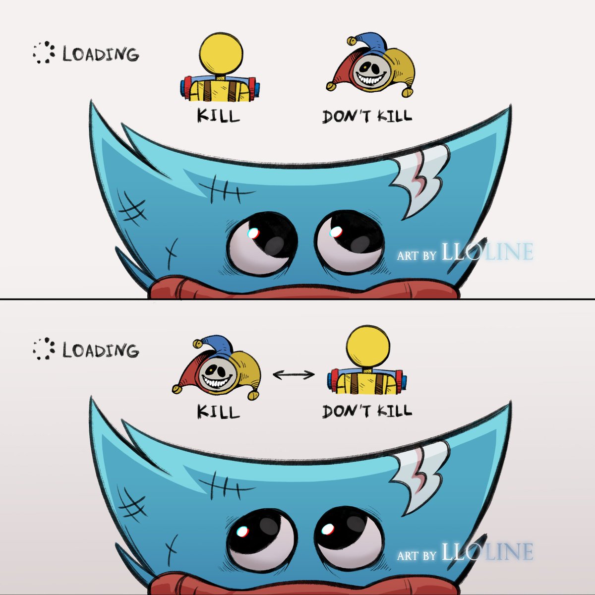 Huggy switched sides

#PoppyPlaytimeChapter5 #huggywuggy #kissymissy