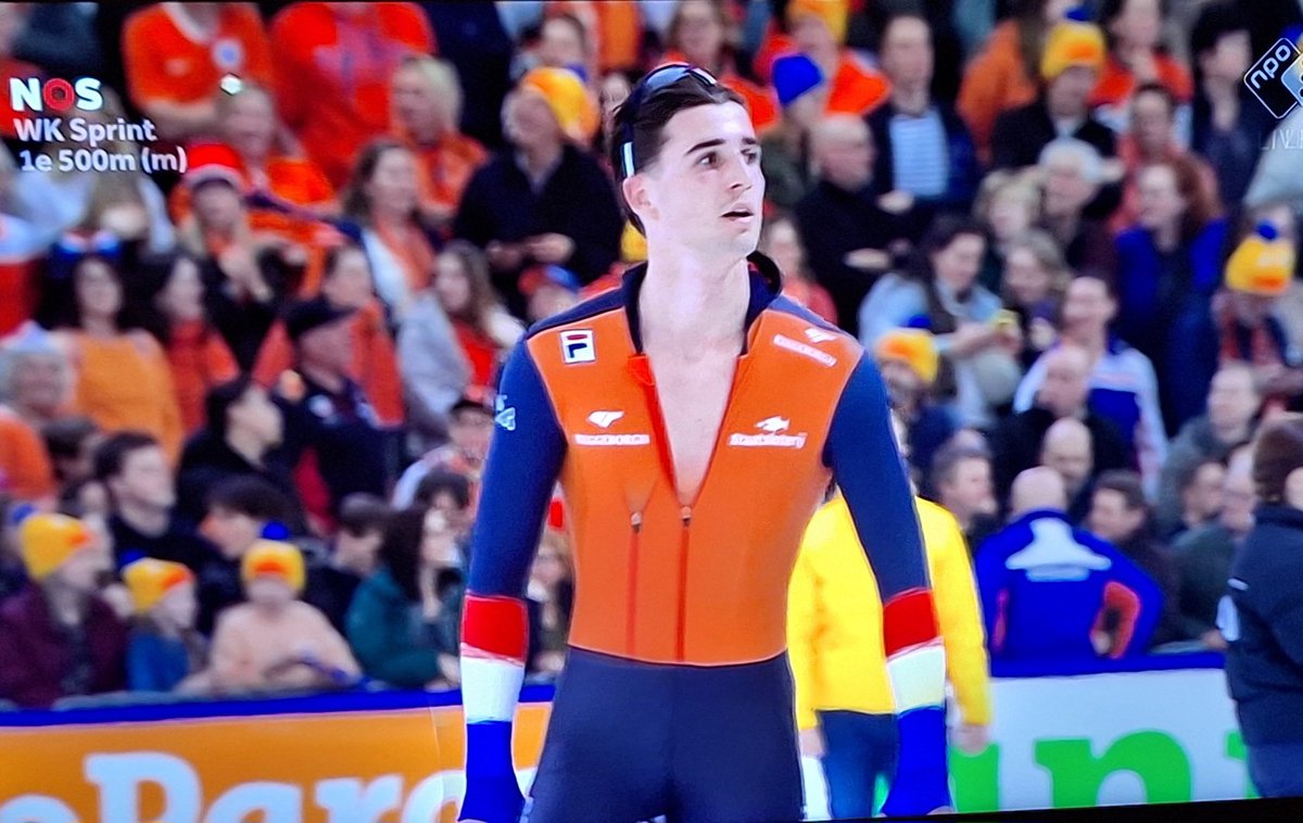 JanOoms9's tweet photo. Wat een tijd van Jenning de Boo! 
Nieuw baanrecord en veel sneller dan Jordan Stolz. 

#500m #deBoo 
#Stolz #WKSprint https://t.co/I8GerbzuIE