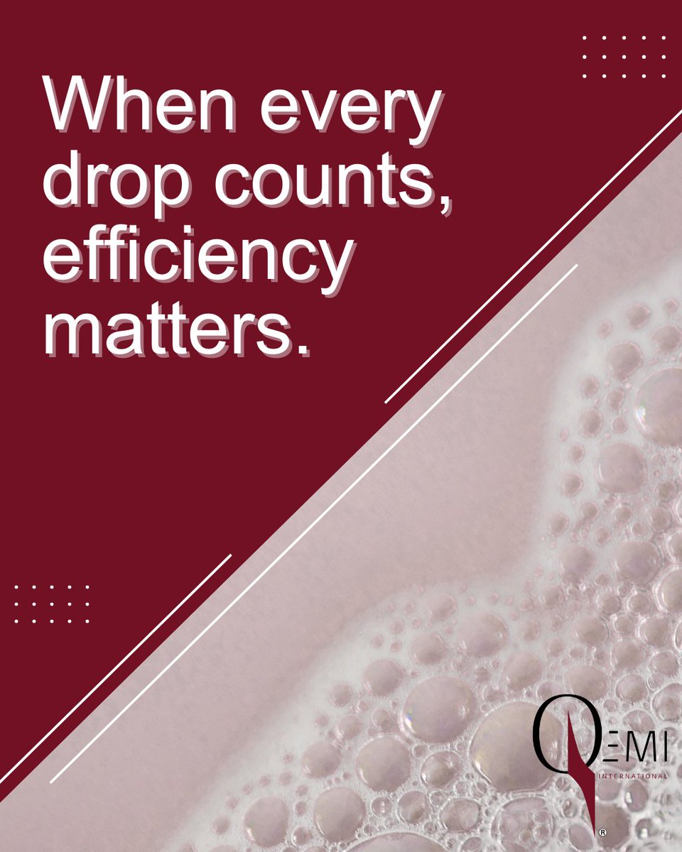 QemiInc's tweet image. When it comes to process efficiency, sometimes less really is more. Qemi International, Inc. formulates a variety of #SiliconeAntifoams that are effective at incredibly low usage levels.

Explore our full catalog: qemi.com

#SiliconeAntifoam #FoamControl