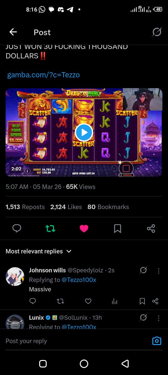 Speedylolz's tweet photo. @Tezzo100x 6zGtMrTchRvnQaDVaTDgLqAqediUVM1qkQWLUXfZ28LM https://t.co/d17csVtCkN