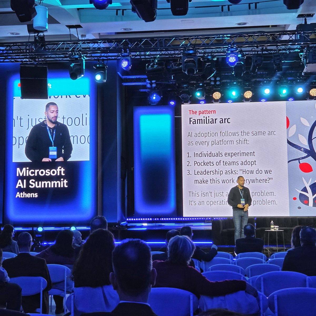 What a great day in Athens, at the 𝗠𝗶𝗰𝗿𝗼𝘀𝗼𝗳𝘁 𝗔𝗜 𝗦𝘂𝗺𝗺𝗶𝘁 𝟮𝟬𝟮𝟲.

A strong testament to the momentum and commitment around AI bringing together customers, partners, and Microsoft to learn, exchange ideas, and turn innovation into real‑world impact. The sessions