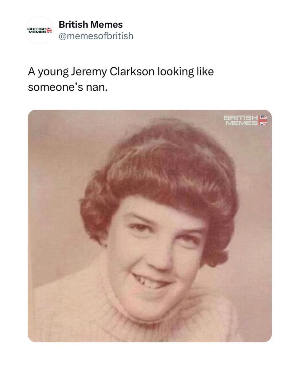 RyanMJeffreys1's tweet photo. @JeremyClarkson  😂😂😂 https://t.co/5lTkkEOBLp