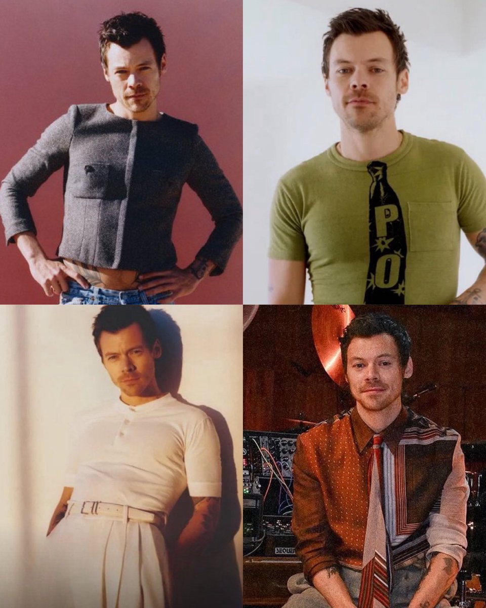 tomlinhome's tweet photo. he is in his queer era but some of you are blind https://t.co/Q866sYnGJH