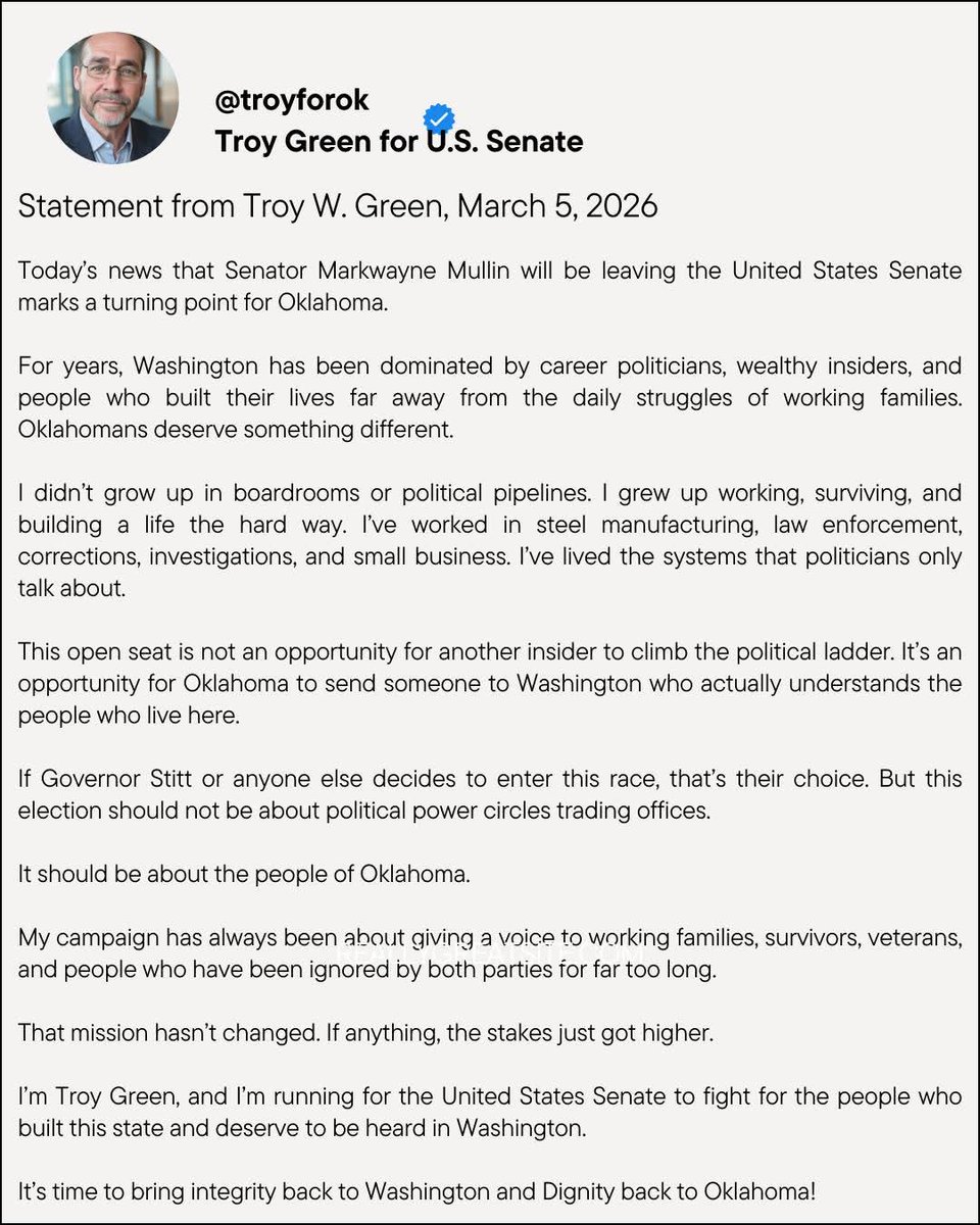 Troy W. Green tweet media