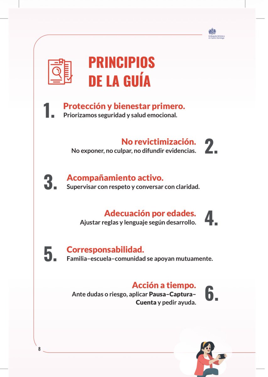 rafaelpazRD's tweet photo. Como padre felicito a @SaveChildrenRD por publicar este guía para el uso seguro y responsable de plataformas y dispositivos digitales con niños, niñas y adolescentes. 

Aprovecho para motivar  formalmente a los legisladores de mi partido @FPcomunica y de las demás fuerzas políticas  a asumir un compromiso por legislar para proteger a nuestros niños/as de abusos en el espectro digital y de estrategias de enganche/adicción  aprovechando su vulnerabilidad. 

@EduardSenador 
@rcastillocasado 
@FranklinRod77 
@juantomasdiazi
