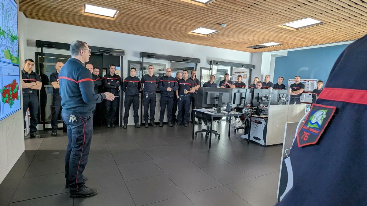 Sapeurs-pompiers 76 tweet media