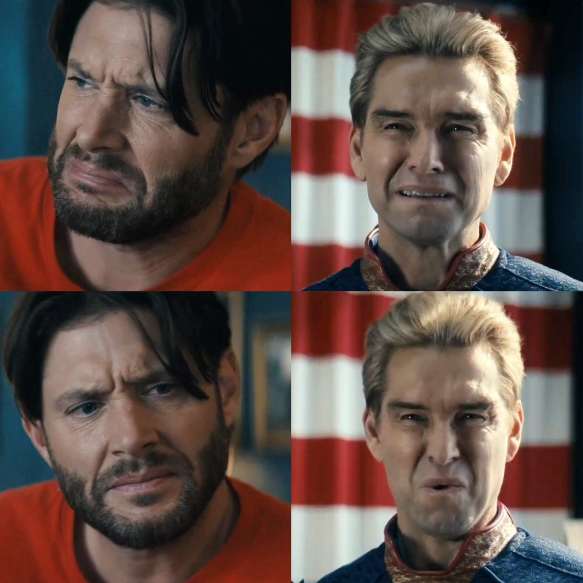 It's Jensen's and Antony's priceless expressions that make the scene so hilarious
