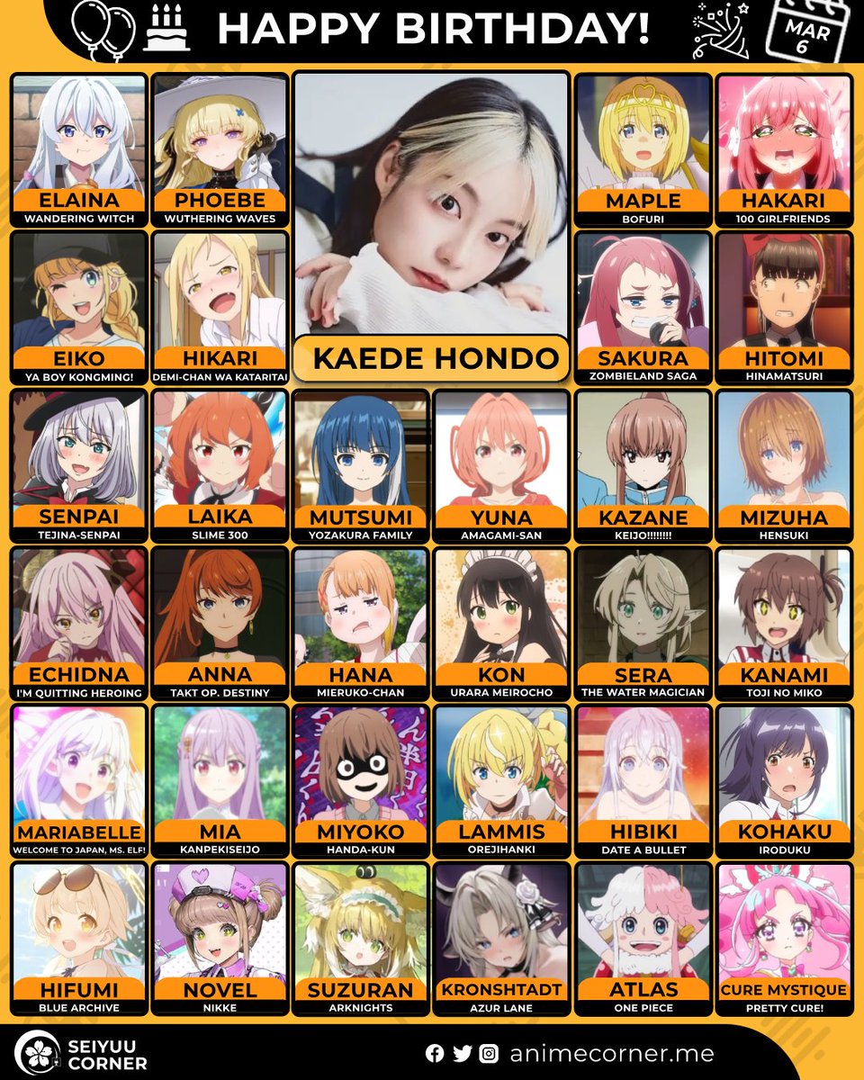 Wishing a very happy birthday to the charming Kaede Hondo! 🎉 💖

Join us in wishing Ede-san all the best <a href="/Hondo_dagaya_/">本渡 楓</a> 🥳

#KaedeHondo #本渡楓