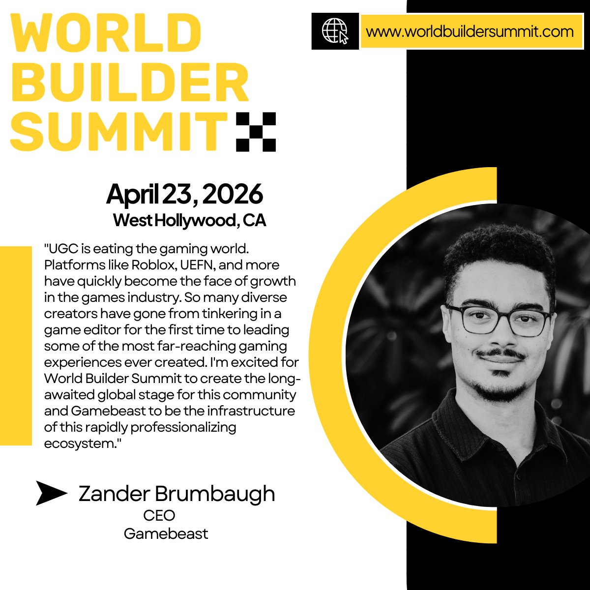 WorldBuilder Summit tweet media