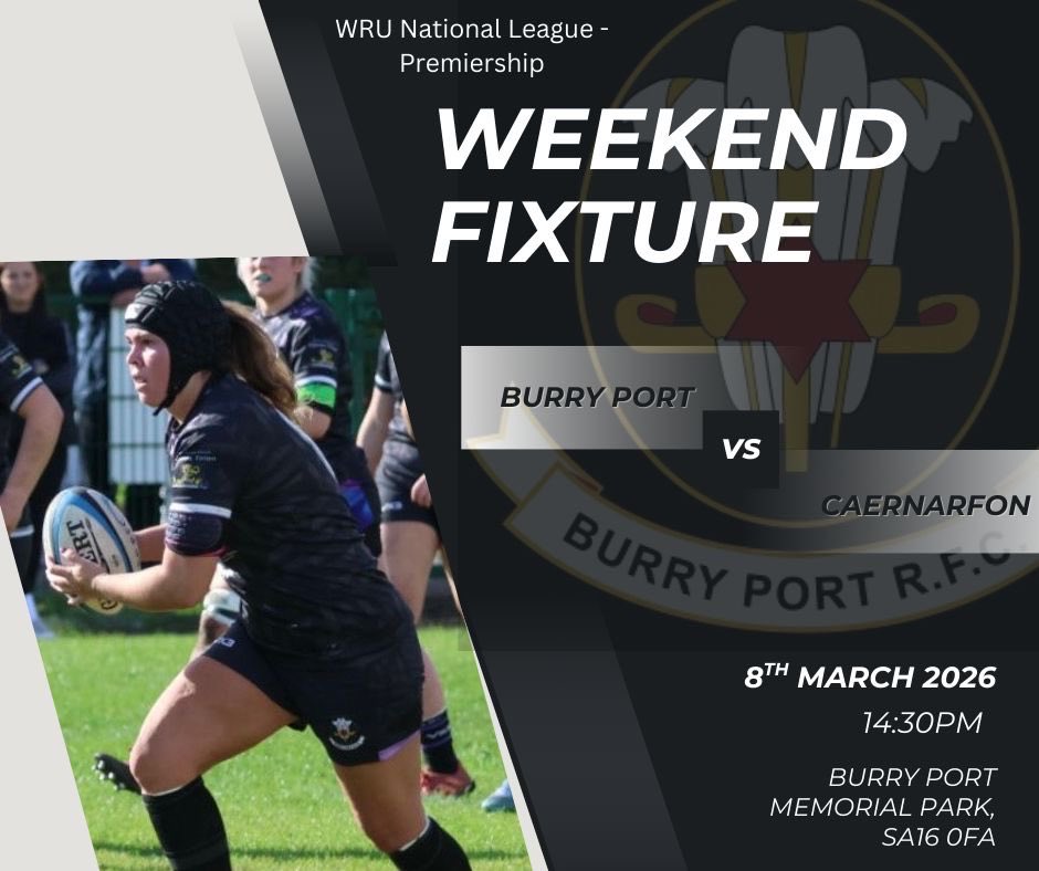 Bprfcladies's tweet photo. Return fixture this week against @rygbicfongenod 🏉 Didn’t go our way last time, but looking to put that right 👀💪
Our first home game this year! So get yourselves down the memorial park this Sunday &amp; back the girls 🖤 https://t.co/75I16128vS
