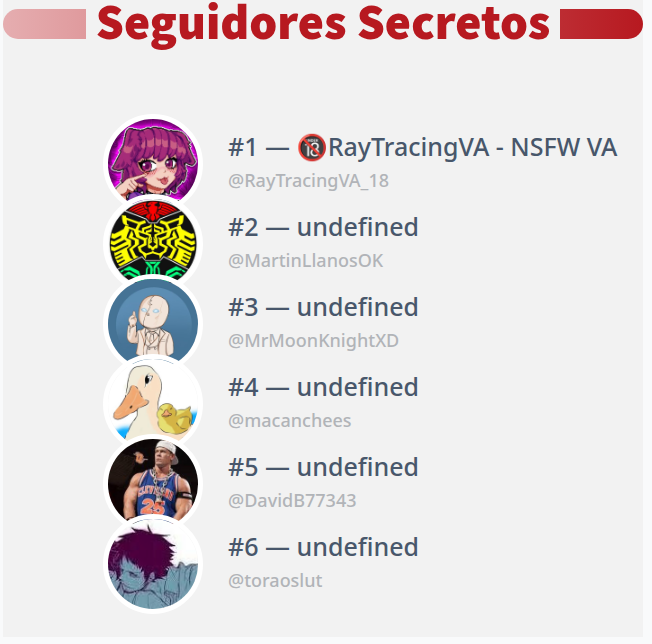 Porque mi seguidor secreto numero uno se dedica a hacer actuación de voz porno?