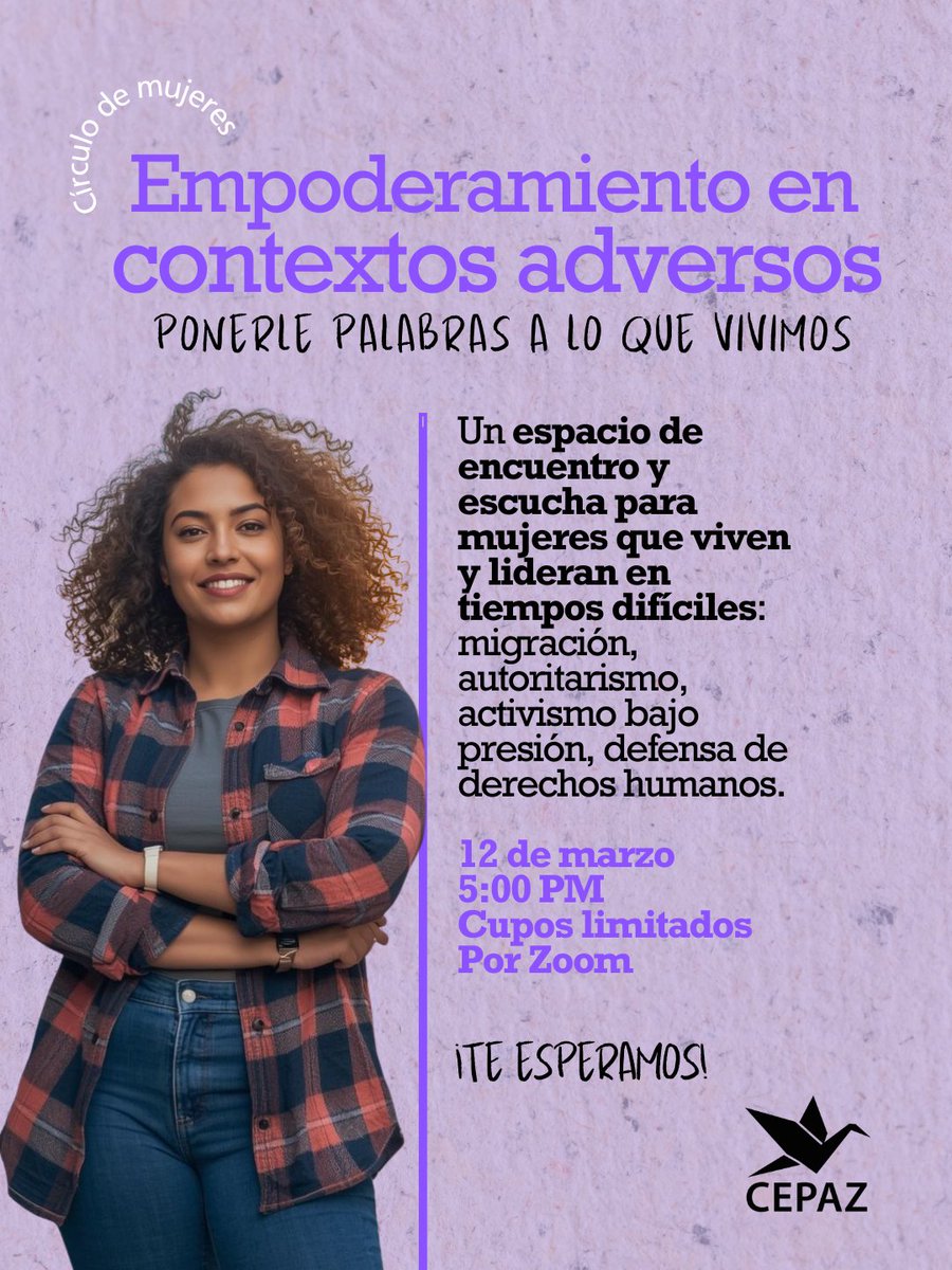 _CEPAZ's tweet image. ❤️‍🩹¿Quién sostiene a la que sostiene?

Nos obligamos a demostrar fortaleza permanentemente, pero en contextos adversos, el miedo y el cansancio también forman parte de nuestra historia. 

En Cepaz creemos que el verdadero #empoderamiento nace de la escucha y el apoyo en red. Por