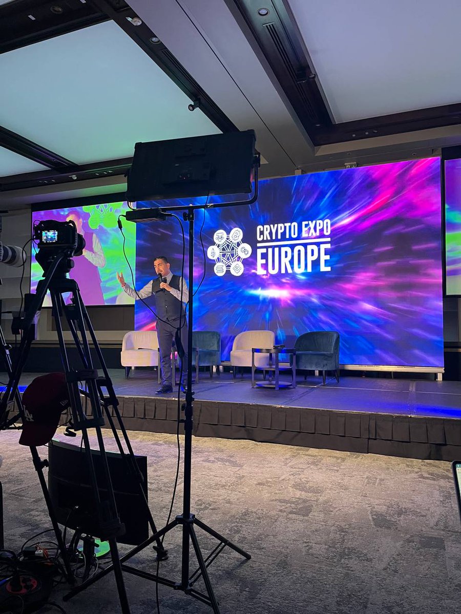 RealAuraDEX's tweet photo. Our take: Crypto Expo Europe🚀
2025 and now 2026 too!

We are continuously working to expand the AURA Ecosystem, build new partnerships, and shape what comes next in the crypto space.

We’re building the future step by step.
#CEE #dex #future #innovation #web3 #defi #crypto https://t.co/vCAcHWrT1D