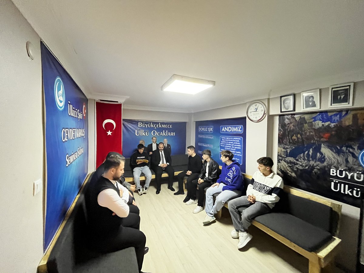 Büyükçekmece Ülkü Ocakları olarak, 5 Mart 2020 tarihinde Bahar Kalkanı Harekâtı sırasında şehit düşen PİYADE UZMAN ÇAVUŞ FATİH KARA’nın şehadetinin yıl dönümü münasebetiyle ve cümle şehitlerimizin aziz ruhlarına ithafen Kur’an-ı Kerim tilaveti gerçekleştirilmiştir.