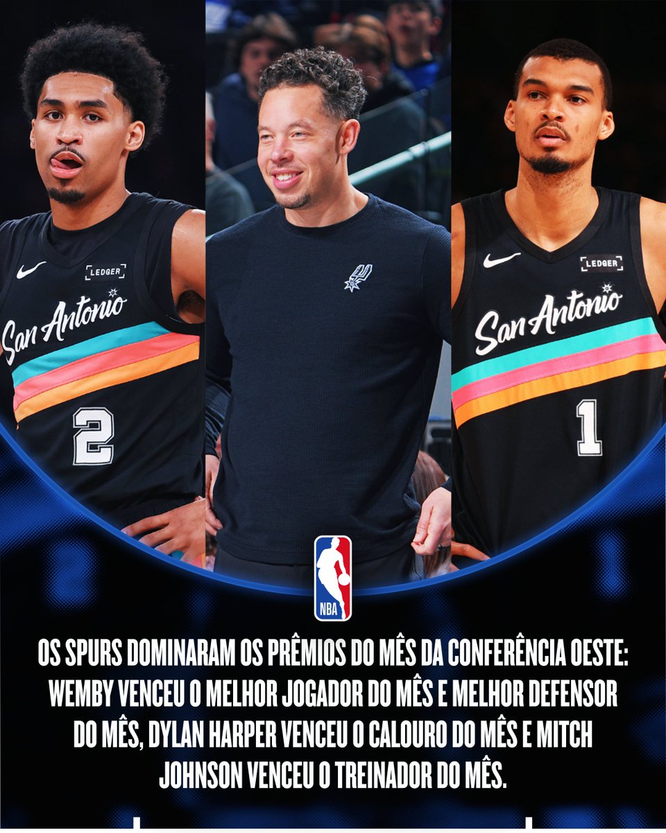 NBABrasil's tweet photo. O SAN ANTONIO SPURS VOOU EM FEVEREIRO! 🏀
#CuriosidadeNBA #NBAwards https://t.co/VA7lpKXh6G