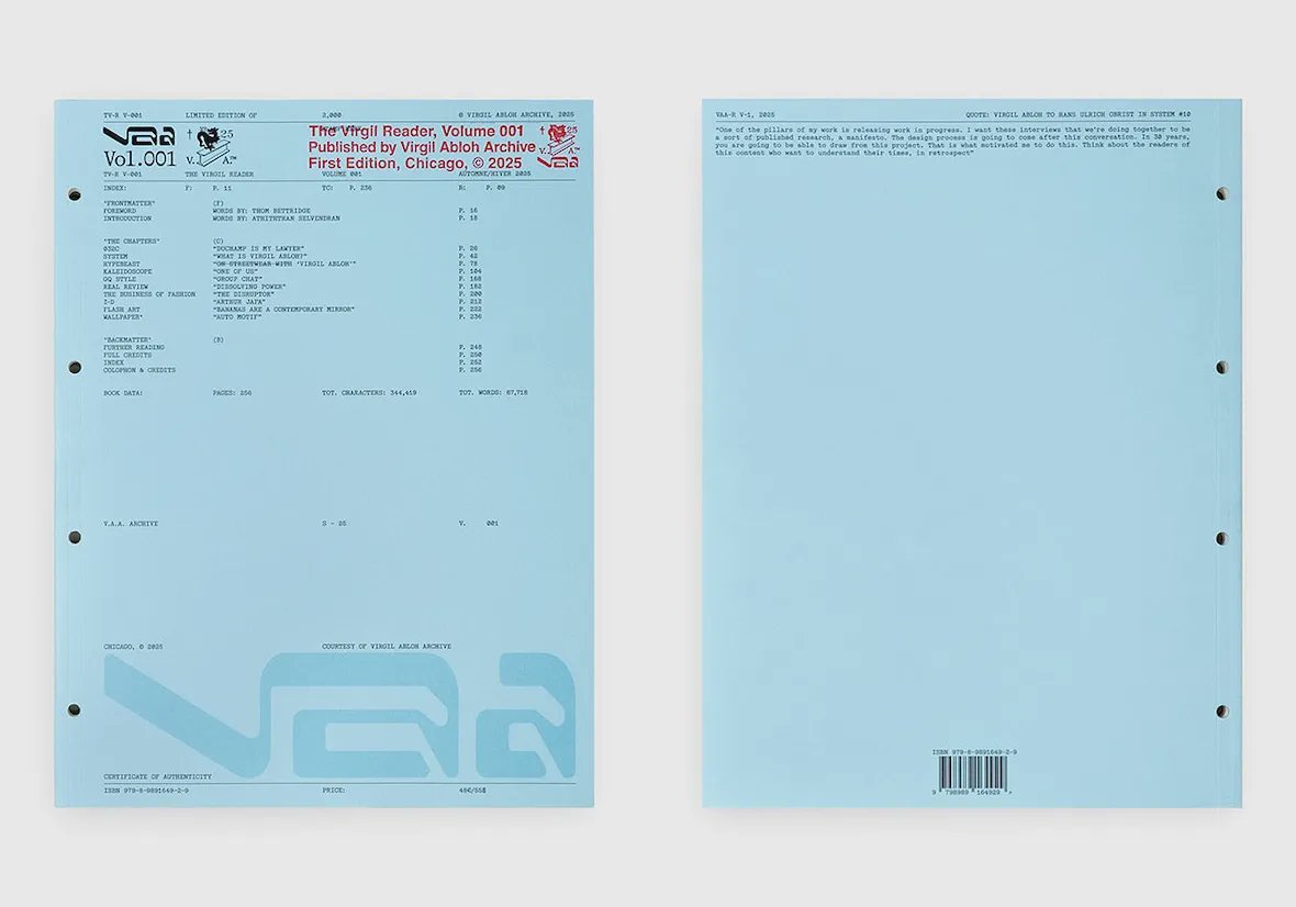 PRE-ORDER: The Virgil Reader, Volume 001 🕊️ • Ship in 4-6 weeks