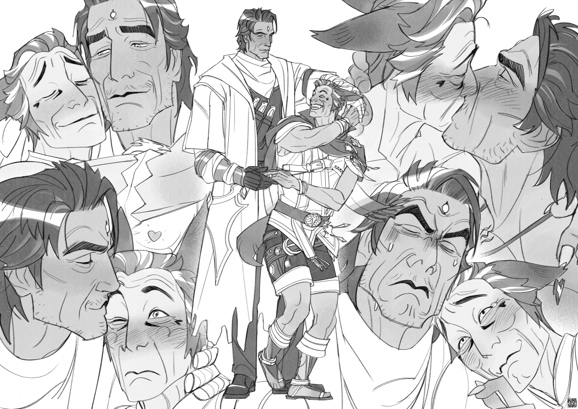 kumanaruu's tweet photo. done for Ace, Rune, @ArtofAnodyne and Kimbles!! https://t.co/PChHzf4jID
