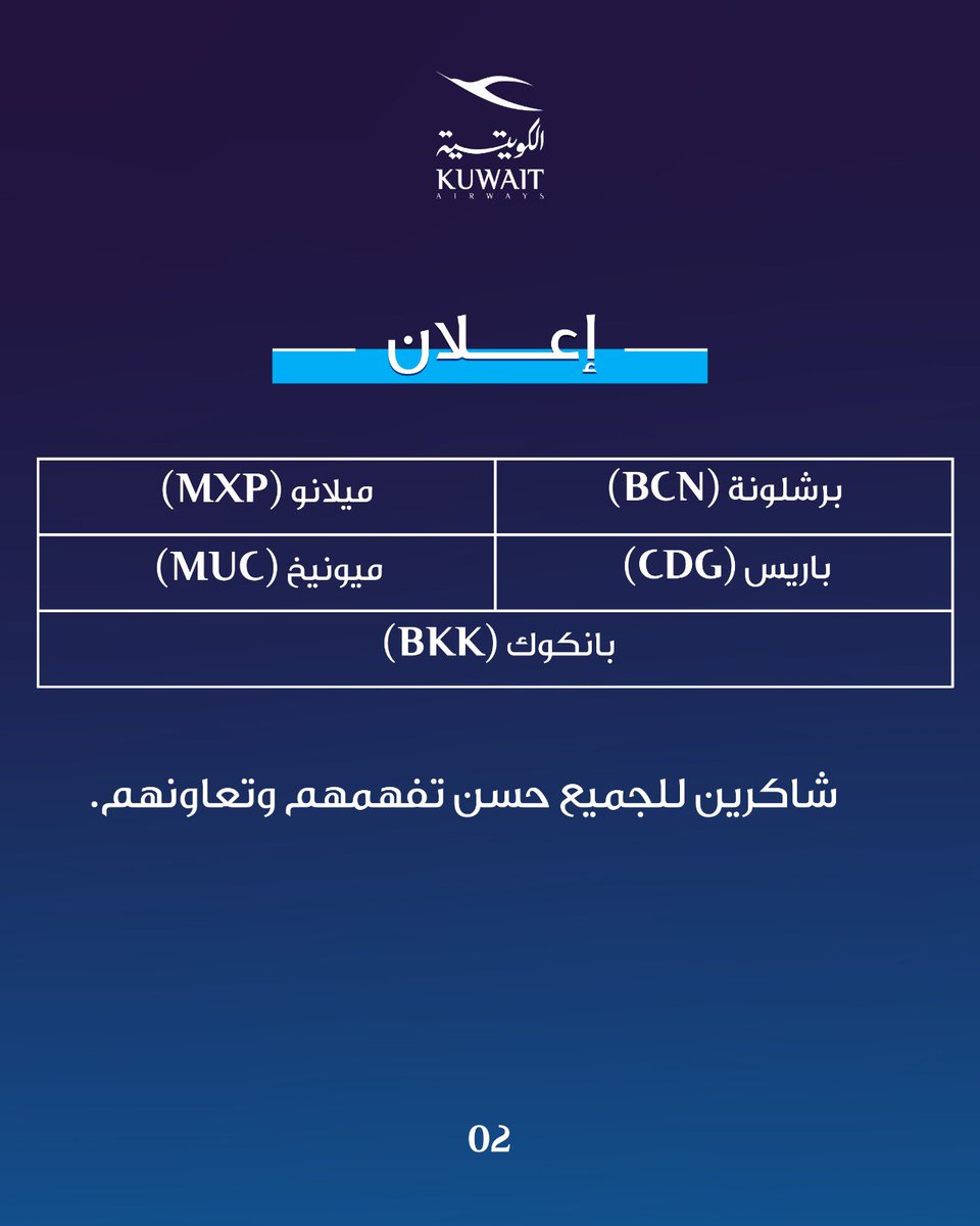 Kuwait Airways tweet media