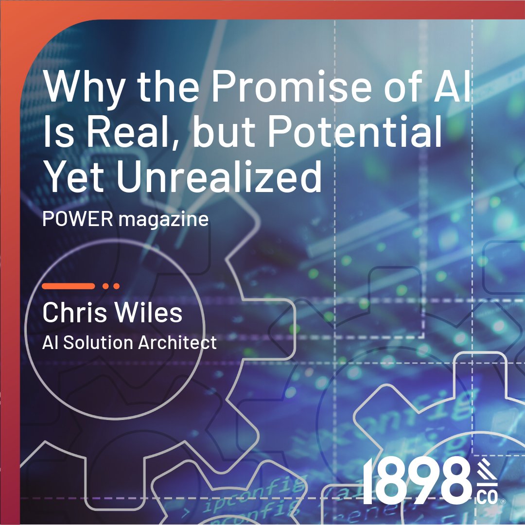 1898andCo's tweet image. In @POWERmagazine, Chris Wiles outlines why broad AI tools often stall in complex utility environments. Real impact comes when systems are trained on industry-specific data and workflows.

Read the full article. hubs.li/Q045MKZ40 #Power #Utilities #AI