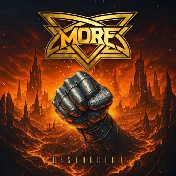 KMANRIFFSMetal's tweet image. FULL FORCE FRIDAY:🆕Mar 06 3⃣4⃣🎧

MORE - Destructor 🇬🇧⚛️

3rd album (44 years on) from London, UK NWOBHM/Heavy Metal outfit⚛️

SPFY➡️open.spotify.com/album/4o4Nm32L…⚛️

#More #Destructor #NWOBHM #HeavyMetal #UKMetal #FFFMar06 #KMäN
