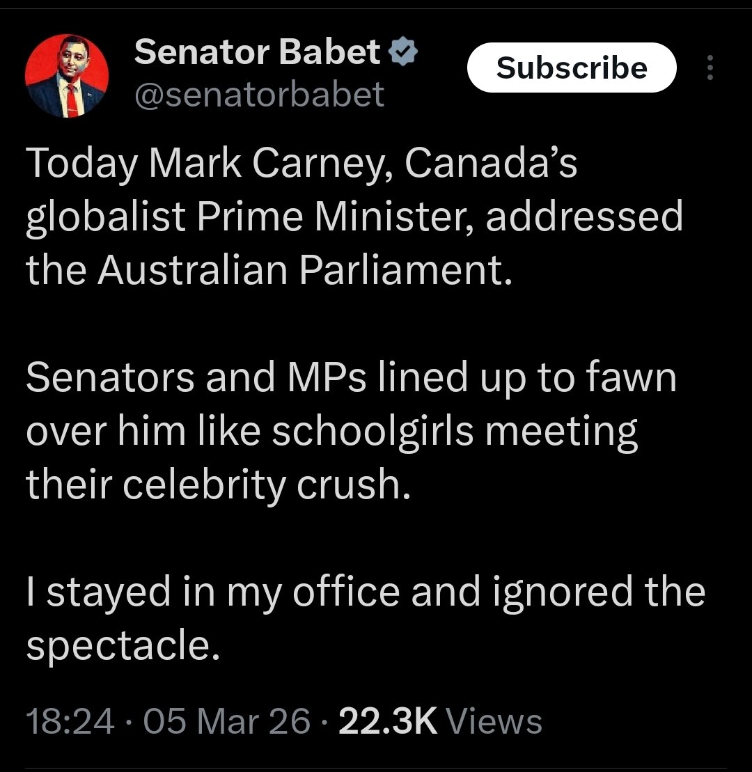 Aww <a href="/senatorbabet/">Senator Babet</a>
You ok? 
The scary Canadian has gone now, hun.

You can come out x