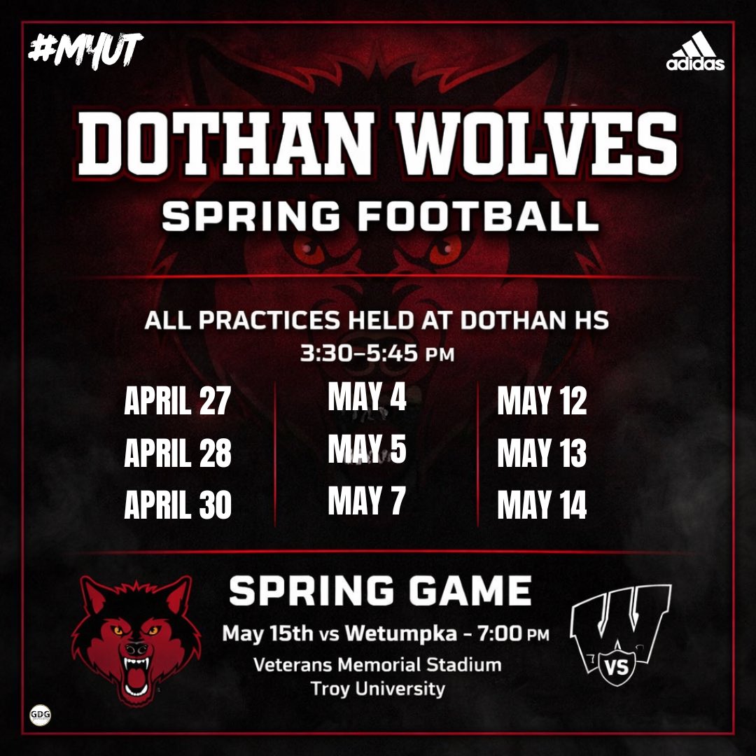 Dothan Wolves Football tweet media