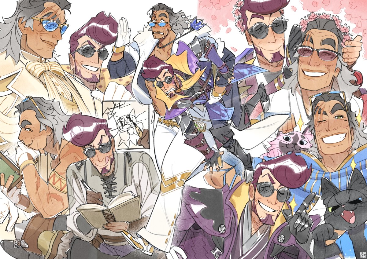 kumanaruu's tweet photo. done for Ace, Rune, @ArtofAnodyne and Kimbles!! https://t.co/PChHzf4jID