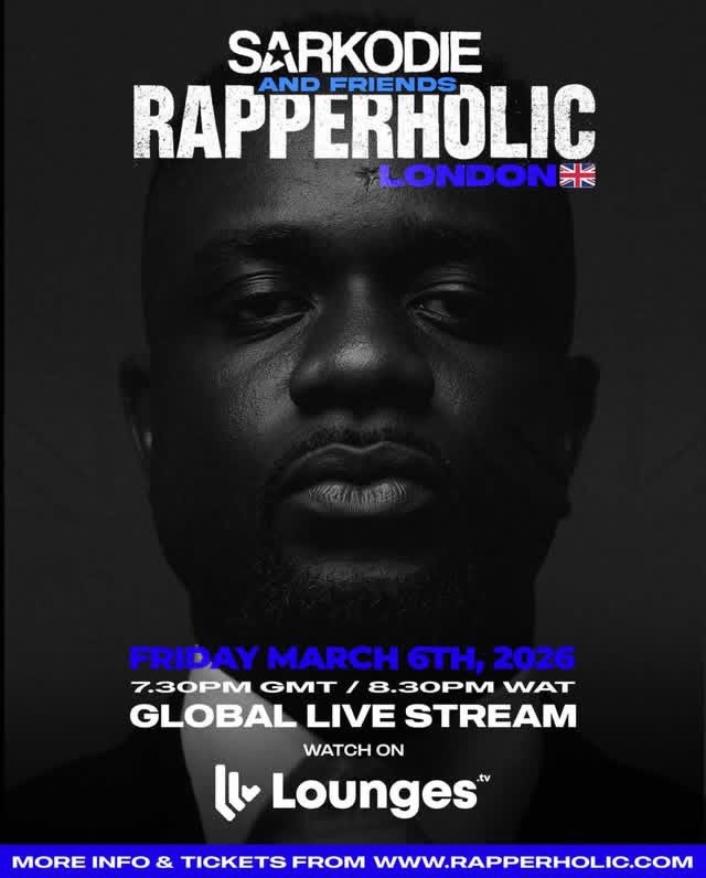 AccraGuyy's tweet image. BY THIS TIME TOMORROW, 
WE’LL BE WITNESSING HISTORY!🔥♨️

SARKODIE - #RAPPERHOLICUK26🇬🇧⏳🚀