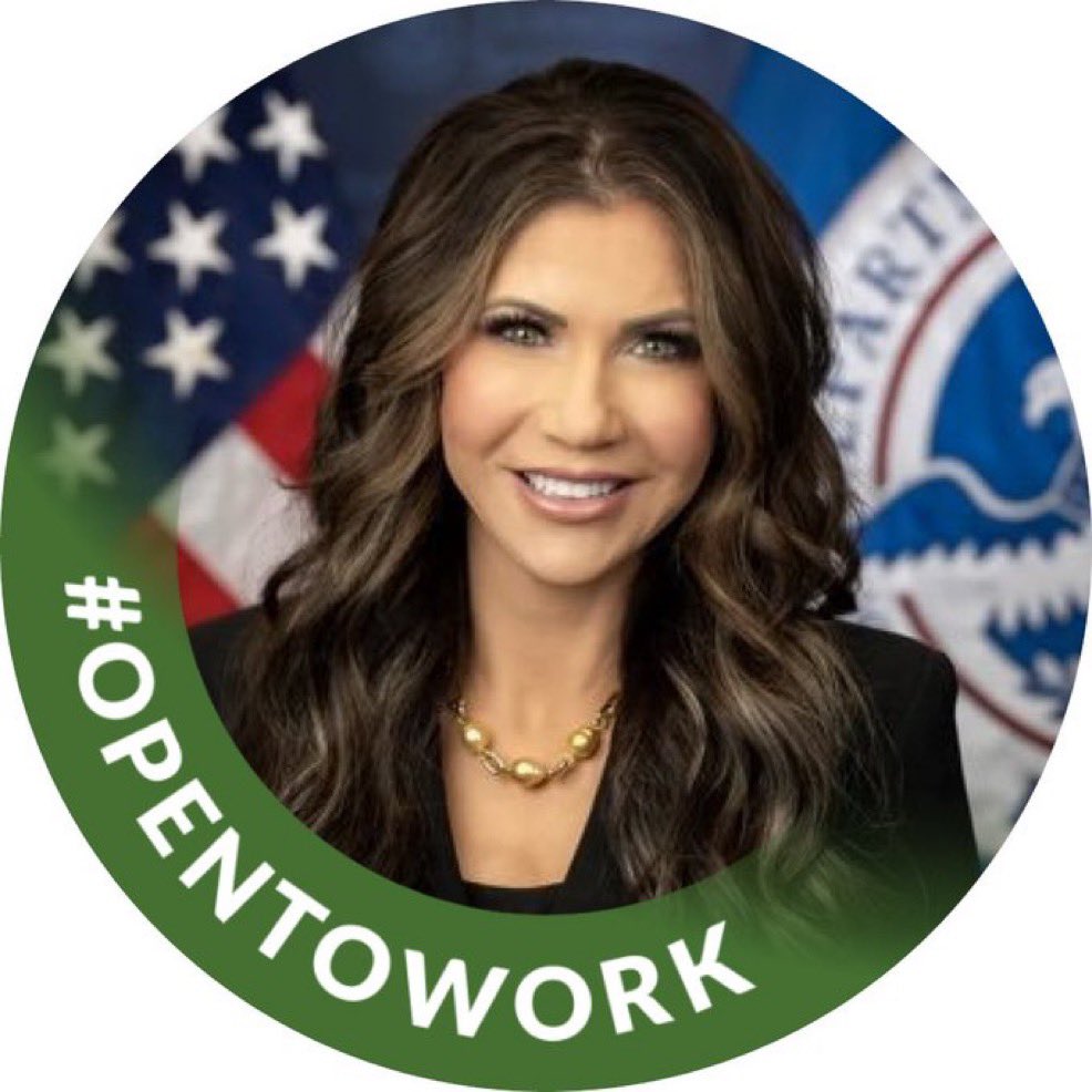 BYE <a href="/Sec_Noem/">Secretary Kristi Noem</a> 👋🏼 don’t let the door hit you on the way out!