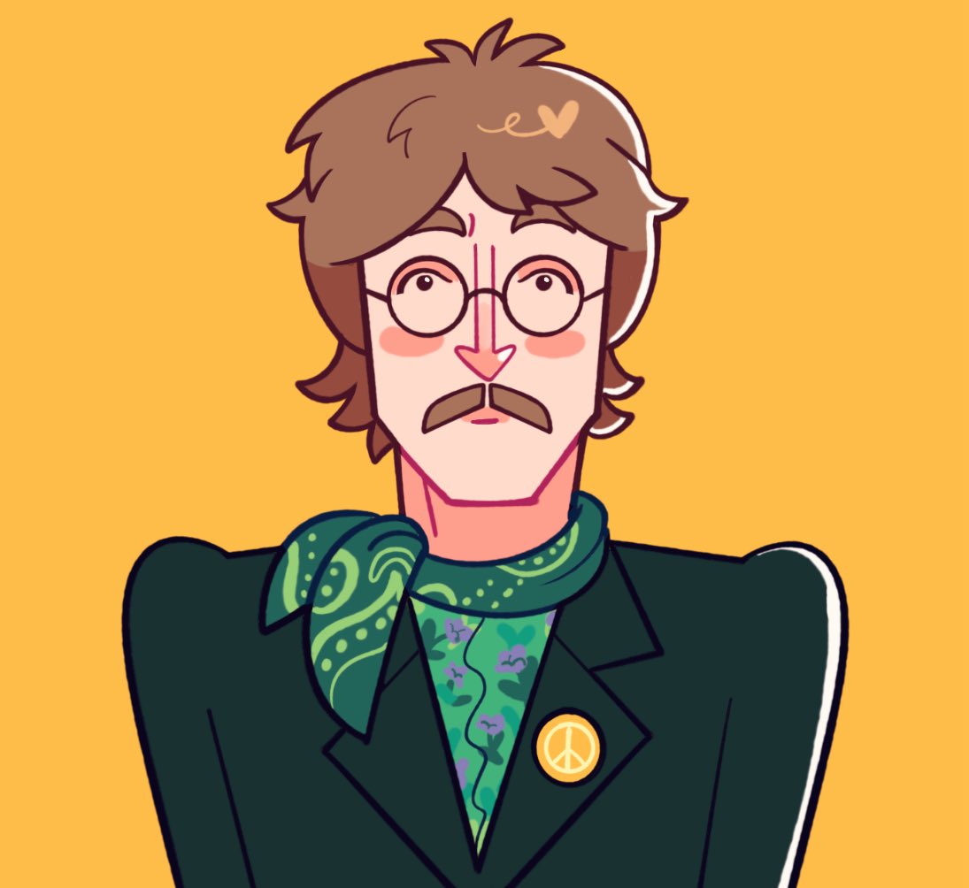 Fenceington's tweet image. Personal fan of the John era where he looks like a scared little mouse &amp;lt;3
[#TheBeatles #JohnLennon ]