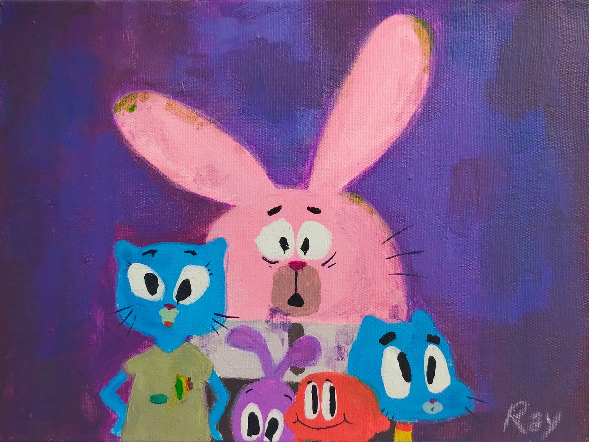 pintei essa tela pra minha irmã mas achei tão fofinho q vou postar aqui