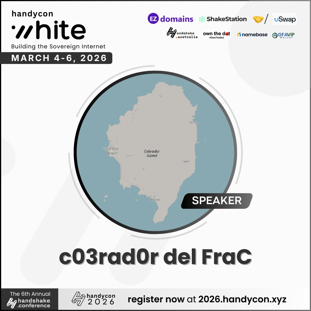 handshakecon's tweet image. c03rad0r and Espen from tollgate.me! 🤝🤍

Learn more about what Tollgate does with LIVE demo!

Day 2: Innovation &amp;amp; Creativity continues

Watch now: icebreakers.balloongrid.com/engage/handyco…

#HandyConWhite #HNS $HNS #handshake
