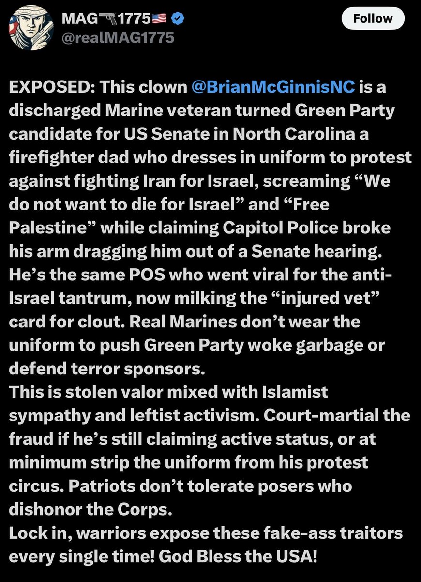 Patriotic American tweet media