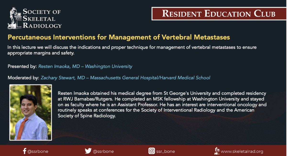Society of Skeletal Radiology tweet media