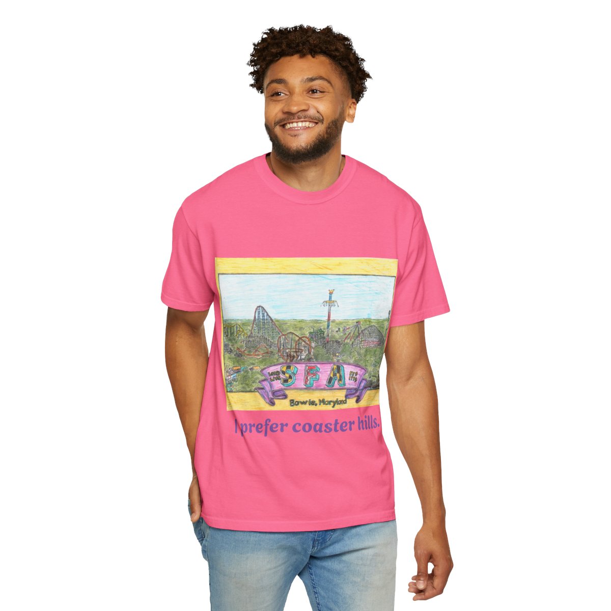 CallenHuey's tweet image. My hand-drawn sketch of the roller coaster skyline of Six Flags America in Bowie, Maryland is now available in a comfort tee.  

Shop here:  callenspanoramas.etsy.com/listing/442943…

@SixFlags #SixFlags #SixFlagsAmerica #rollercoasters #SupermanRideOfSteel #themeparks #rollercoasterenthusiasts