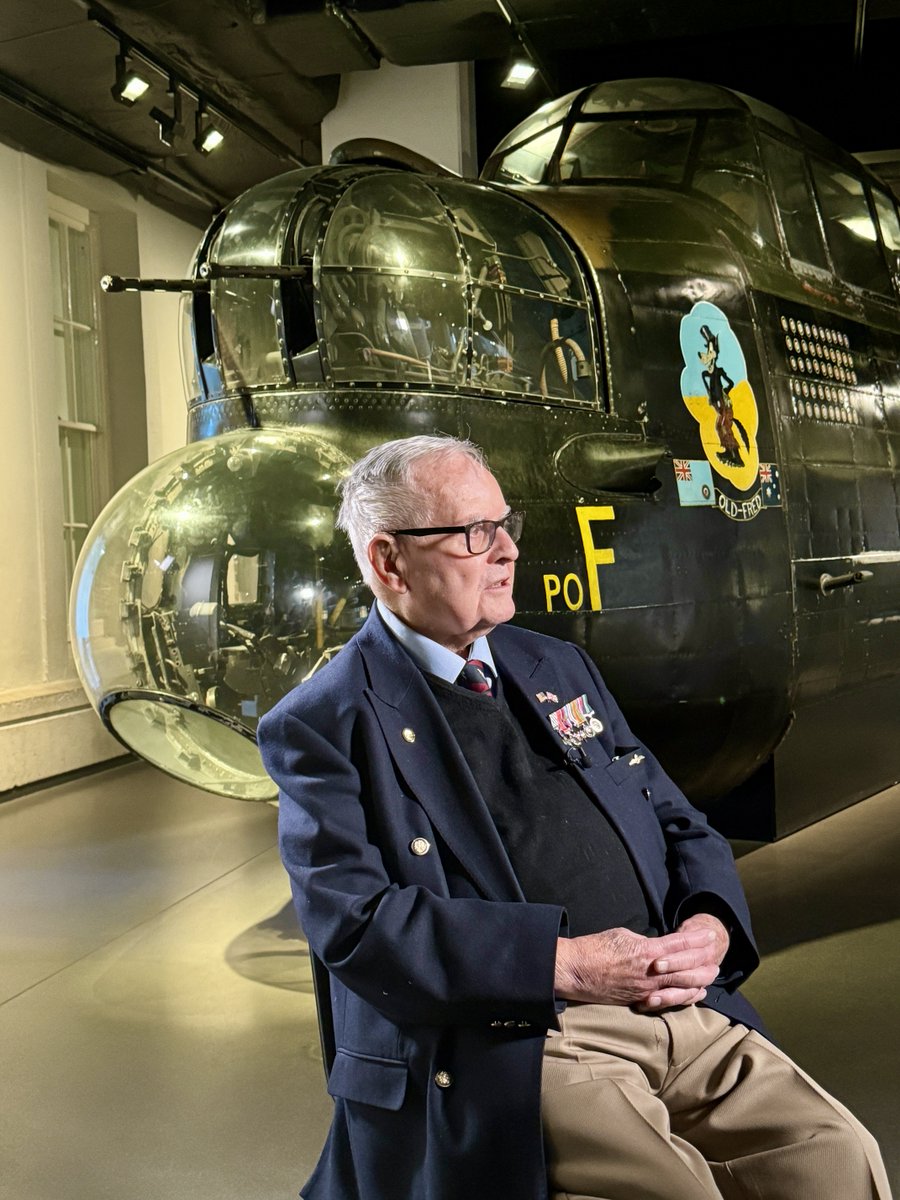 JaneFranklin99's tweet image. Flt Lt Colin Bell,  DFC - the last surviving WW2 Mosquito bomber pilot, publishing his memoir on his 105th birthday! ⁦@AbacusBooks⁩ ⁦⁦#WorldBookDay2026 #RAF #608Sqn