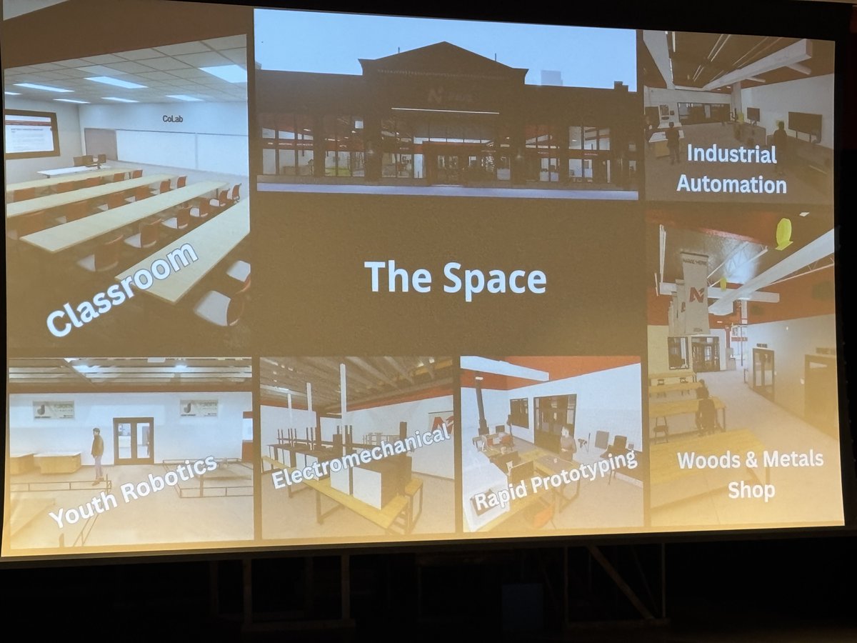 NPSSeniorHigh's tweet photo. Northeast Community College's iHub Director Erin Sharpe shared details of the project with NHS Freshman. The iHub project will be a benefit to the entire community. Looking forward to seeing the space being completed soon! https://t.co/DNRKSTKb27