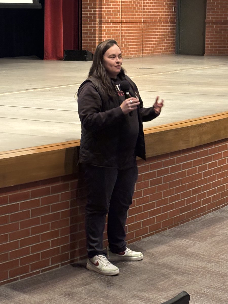 Northeast Community College's iHub Director Erin Sharpe shared details of the project with NHS Freshman. The iHub project will be a benefit to the entire community. Looking forward to seeing the space being completed soon!