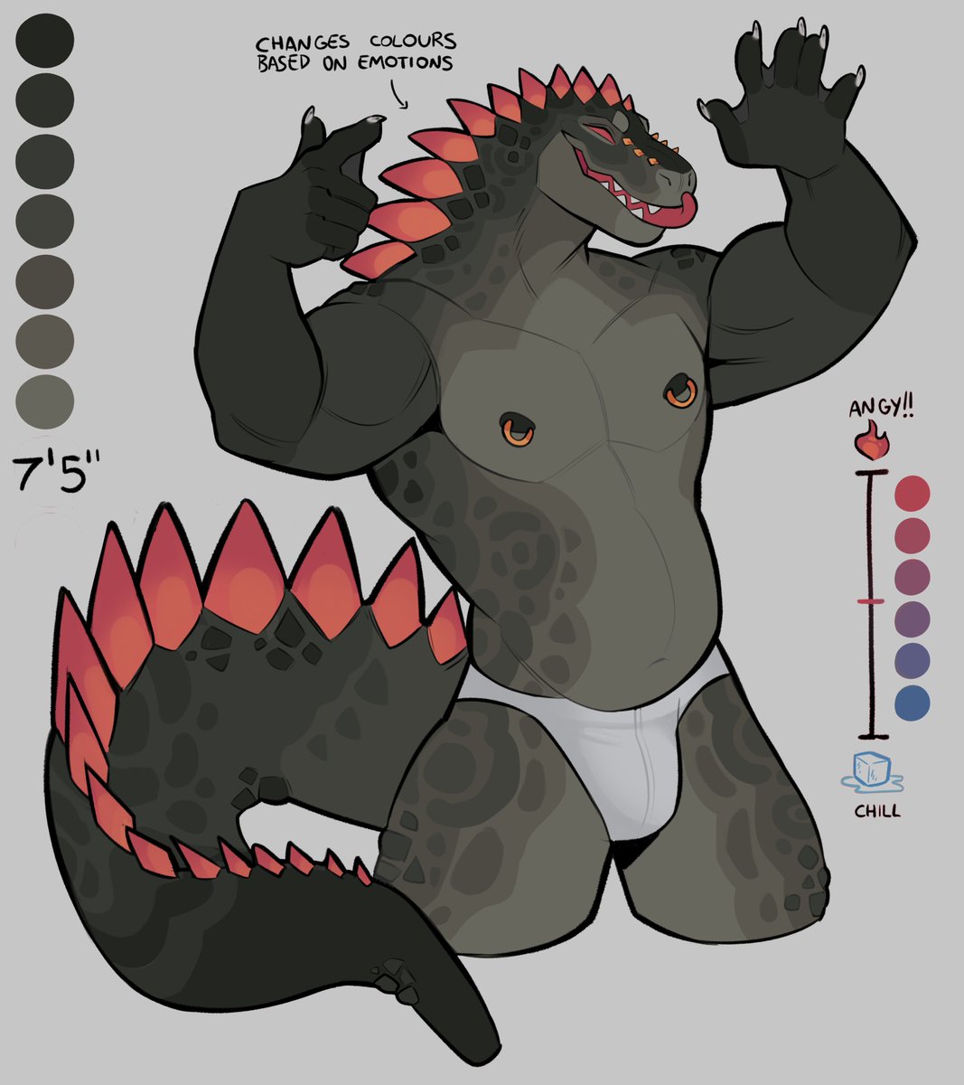 purussaurus design! huge boyo 🐊