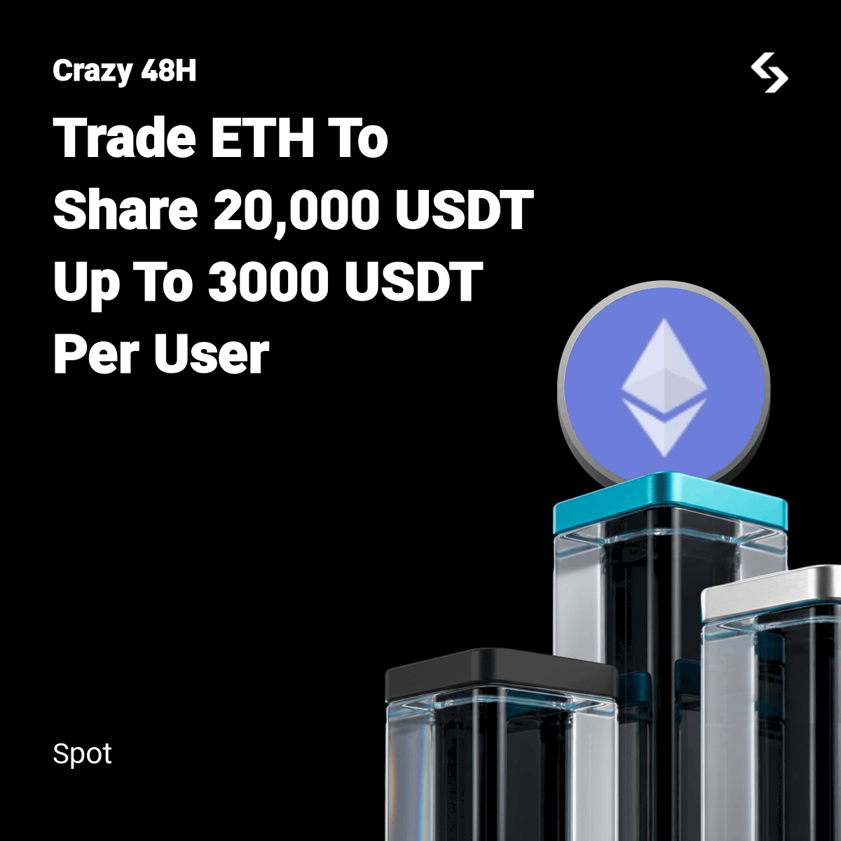 Crazy 48H with $ETH: 20,000 USDT up for grabs!

🏆 260 winners | Up to 3000 USDT per user 
⏳48 hrs only: Mar 5, 16:00 – Mar 7, 16:00 (UTC)

Join now: bitget.com/launchhub/trad…