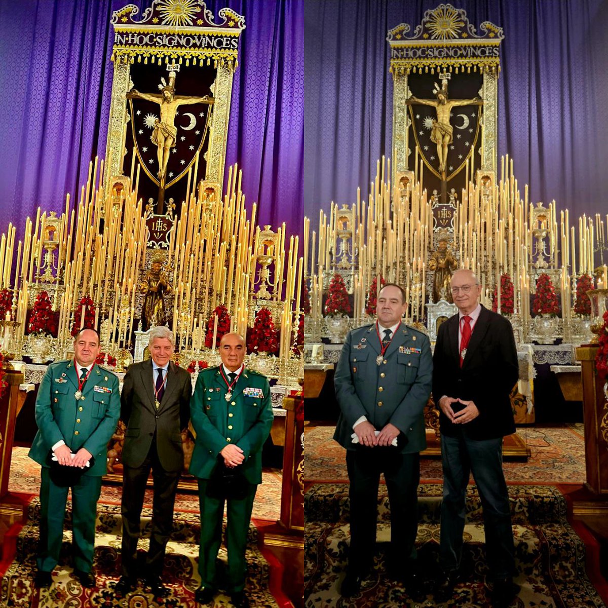 RAGCEasociados's tweet photo. En la mañana del pasado domingo 1 de marzo, #RAGCE asistió invitada por la @HdadBuenFin, al Acto de la Solemne Función Principal de Instituto, celebrado en honor al Santísimo Cristo del Buen Fin, considerado protector de los @guardiacivil Retirados
#BuenFin26
#SiempreGuardiaCivil https://t.co/C9X8e8hu0v