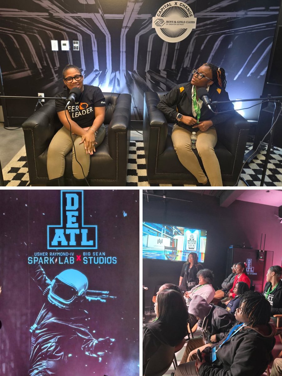 JRLADetroit's tweet photo. Last month we had the opportunity to visit the Big Sean x Usher Spark Lab Studios at Michigan Central in partnership with Boys &amp; Girls Club of Greater Detroit.

With access to special effects rooms, fully equipped recording studios, and more, we’re excited to bring that energy! https://t.co/iQuK2lDDQw