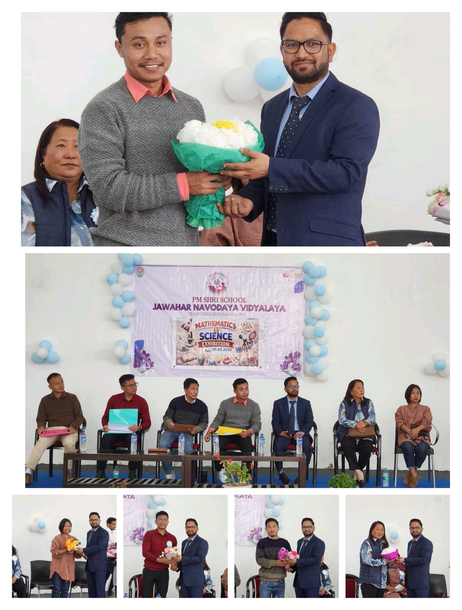 Science &amp; Maths Circles &amp; School Level Exhibition along with Vigyan Jyoti Exhibition under the PM SHRI Scheme successfully conducted at PM SHRI Jawahar Navodaya Vidyalaya Mon Nagaland 
<a href="/NVS_HQ/">NVS INDIA</a> <a href="/EduMinOfIndia/">Ministry of Education</a> <a href="/nvsroshl/">NVS RO Shillong</a>