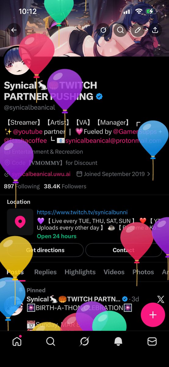 Synical🐇🥮TWITCH PARTNER PUSHING tweet media