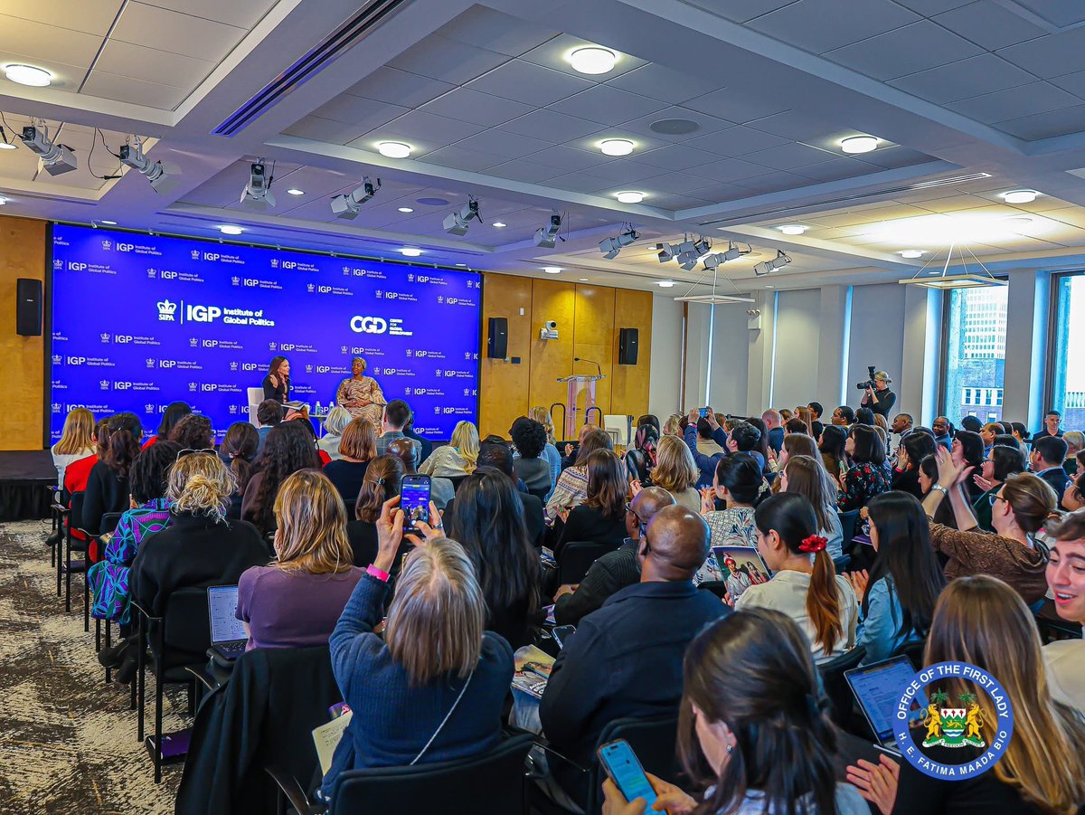 H. E. Fatima Maada Bio tweet media