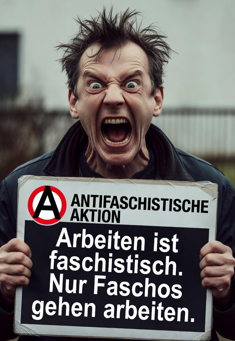 ellieb711300's tweet photo. Ich kenne keine Antifaschisten, die arbeiten gehen. 🤷🏼♀️ Kennt ihr welche?👀
:…:…:…:…:…:…:…:…:…:…:…:…:…:…:….:
#afd #arbeitmachtrechts #alertaalerta https://t.co/mNPoVVCL8L