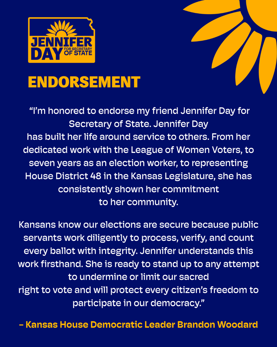 Jennifer Day for Secretary of State tweet media