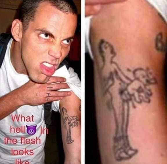 LLombardo77's tweet image. Is this Steve-O? I don't care what kind of comedian you are, this is demonic!